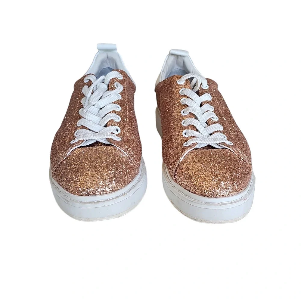 Golden Goose Gold Glitter Athletic Shoes - Picture 6 of 13